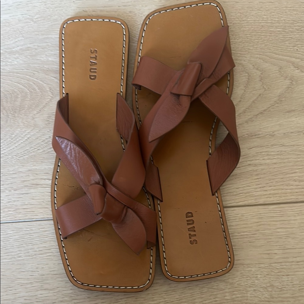 STAUD
Lei Bow Leather Sandals - Picture 5 of 5